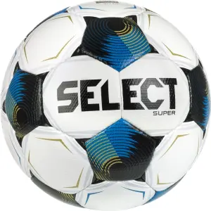 Футбольний м'яч Select SUPER FIFA QUALITY PRO V26 біло-синьо-золотий Розмір 5 362557-128