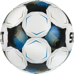 Футбольний м'яч Select SUPER FIFA QUALITY PRO V26 біло-синьо-золотий Розмір 5 362557-128