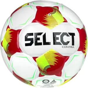 Футбольный мяч Select CONTRA DB (FIFA BASIC) V26 бело-красно-салатовый Размер 4 085417-012