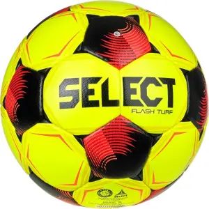Футбольний м'яч Select FLASH TURF (FIFA BASIC) V26 жовто-червоний Розмір 5 057501-008