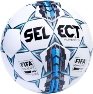 Футбольний м'яч Select NUMERO 10 FIFA QUALITY PRO біло-сіро-синій Розмір 5 367502-305
