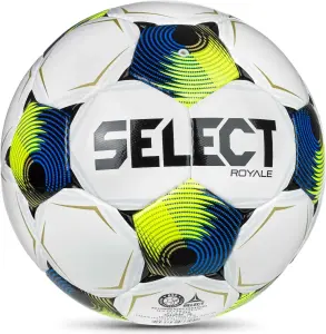 Футбольний м'яч Select ROYALE (FIFA BASIC) V26 біло-жовто-синій Розмір 4 022437-001