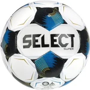 Футбольний м'яч Select SUPER (FIFA QUALITY PRO) V26 біло-синьо-золотий Розмір 5 362555-128