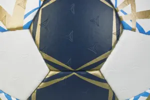 Гандбольный мяч Select ULTIMATE EHF CHAMPIONS LEAGUE V23 бело-темно-сине-золотой Размер 3 161185-209