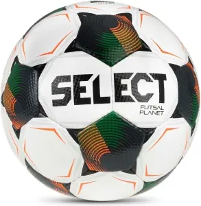 Футзальний м'яч Select FUTSAL PLANET (FIFA BASIC) V26 біло-жовто-жовто-зелений Розмір 4 103347-005