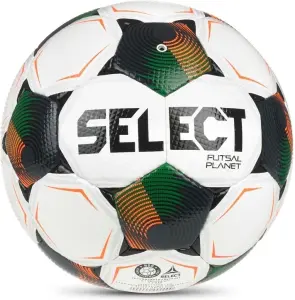 Футзальний м'яч Select FUTSAL PLANET (FIFA BASIC) V26 біло-жовто-жовто-зелений Розмір 4 103347-005