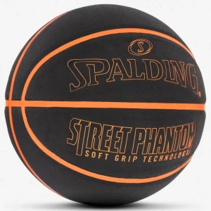 Баскетбольний м'яч Spalding STREET PHANTOM чорно-жовтогарячий Розмір 7 84383Z