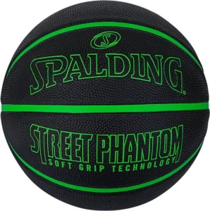Баскетбольний м'яч Spalding STREET PHANTOM чорно-зелений Розмір 7 84384Z