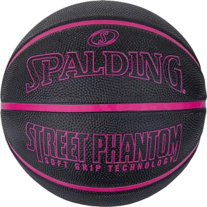 Баскетбольний м'яч Spalding STREET PHANTOM чорно-фіолетовий Розмір 7 84385Z