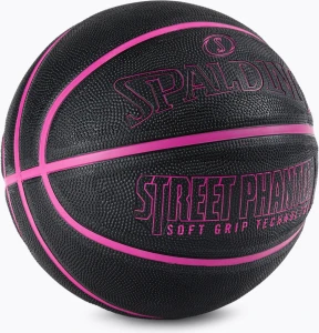 Баскетбольный мяч Spalding STREET PHANTOM черно-фиолетовый Размер 7 84385Z