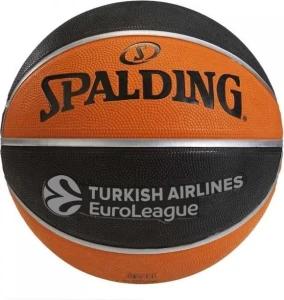 Баскетбольный мяч Spalding EUROLEAGUE TF-150 оранжево-черный Размер 5 84508Z