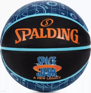 Баскетбольний м'яч Spalding SPACE JAM TUNE COURT синьо-чорний Розмір 5 84596Z