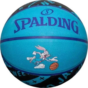 Баскетбольний м'яч Spalding SPACE JAM TUNE SQUAD BUGS синьо-чорний Розмір 5 84605Z