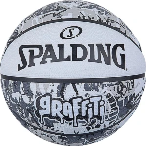 Баскетбольный мяч Spalding GRAFFITI серый Размер 7 84375Z
