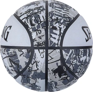 Баскетбольный мяч Spalding GRAFFITI серый Размер 7 84375Z