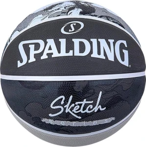 Баскетбольный мяч Spalding SKETCH JUMP BALL серый Размер 7 84382Z