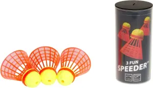 Набір воланів для швидкісного бадмінтону Speedminton TUBE FUN оранжево-жовтий (3 штуки) 400221