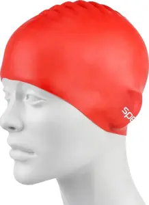 Шапочка для плавання дитяча Speedo FLAT SILCONE CAP TEAM JU червона 8-709931959-2