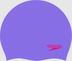 Шапочка для плавання дитяча Speedo PLAIN MOULDED SILICONE CAP JU фіолетово-червона 8-70990D438