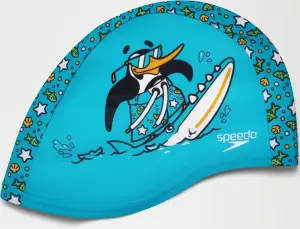 Шапочка для плавання дитяча Speedo PRINTED POLYESTER CAP IU блакитна 8-1224114675