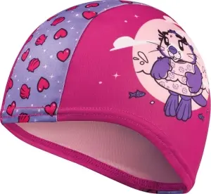 Шапочка для плавання дитяча Speedo PRINTED POLYESTER CAP IU рожево-фіолетова 8-1224114676