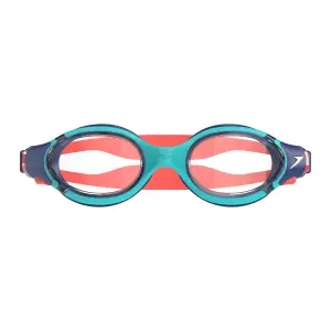 Окуляри для плавання дитячі Speedo BIOFUSE 2.0 JU бірюзово-коралові 8-003363002