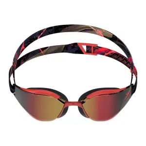 Окуляри для плавання Speedo FASTSKIN HYPER ELITE MIRROR чорно-червоні 8-12818007