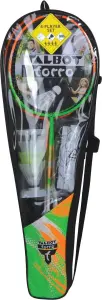 Набір для бадмінтону Talbot BADMINTON SET 4-ATTACKER PLUS (4 ракетки, 3 волани, сітка, чохол) зелено-помаранчевий 449414