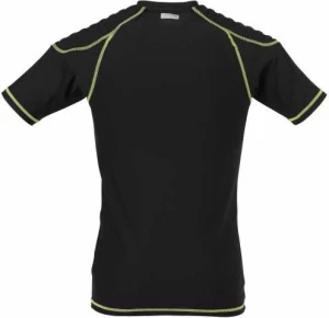 Термобелье футболка для вратаря Uhlsport PROTECTION UNDERWEAR SHORTSLEEVE черно-желтая 1005563 01