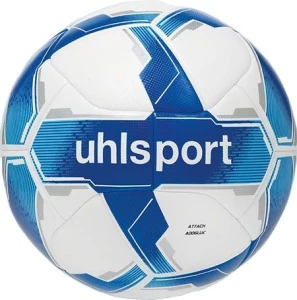 Мяч футбольный Uhlsport ATTACK ADDGLUE бело-синий 1001751 01 Размер 4