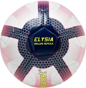 Мяч футбольный Uhlsport ELYSIA BALLON REPLICA бело-сине-розовый 1001655 01 2018 Размер 3