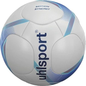 Мяч футбольный Uhlsport MOTION SYNERGY бело-синий 1001679 01 Размер 5