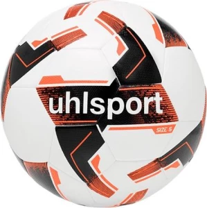 Мяч футбольный Uhlsport RESIST SYNERGY бело-черно-оранжевый 1001720 01 Размер 5