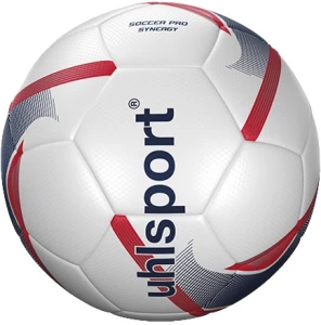 М'яч футбольний Uhlsport SOCCER PRO SYNERGY біло-синій 1001668 01 Розмір 5