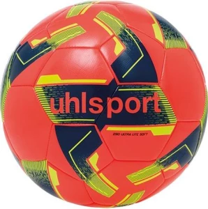 Мяч футбольный Uhlsport ULTRA LITE SOFT 290 оранжево-сине-желтый 1001724 01 Размер 5