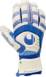 Вратарские перчатки Uhlsport CERBERUS AQUASOFT ABSOLUTROLL сине-белые 1000325 01