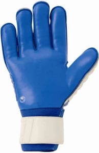 Воротарські рукавички Uhlsport CERBERUS AQUASOFT ABSOLUTROLL синьо-білі 1000325 01