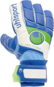 Воротарські рукавички Uhlsport FANGMASCHINE AQUASOFT HN ION-MASK синьо-біло-зелені 1000378 01