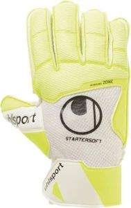 Вратарские перчатки Uhlsport PURE ALLIANCE STARTER SOFT желто-белые 1011173 01