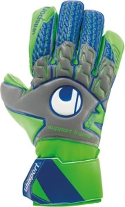 Вратарские перчатки Uhlsport TENSIONGREEN SOFT SF зелено-серо-синие 1011059 01
