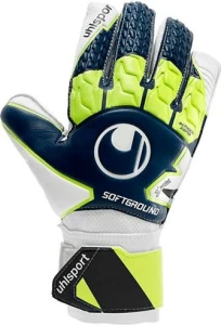 Вратарские перчатки Uhlsport SOFT ADVANCED сине-желто-белые 1011156 01