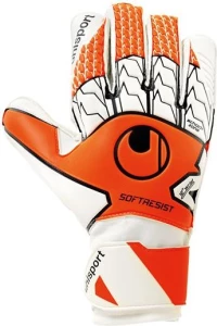 Вратарские перчатки Uhlsport SOFT RESIST оранжево-белые 1011109 01