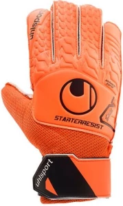Воротарські рукавички Uhlsport STARTER RESIST оранжево-чорні 1011161 01