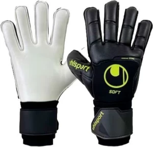Вратарские перчатки Uhlsport SOFT PRO черно-желтые 1011172 02 2020