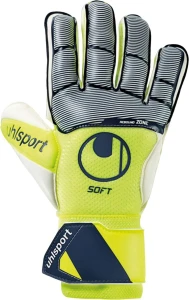 Вратарские перчатки Uhlsport SOFT ADVANCED темно-сине-желто-белые 1011221 01