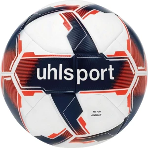 М'яч футбольний Uhlsport MATCH ADDGLUE біло-темно-синьо-червоний 1001750 01 Розмір 5