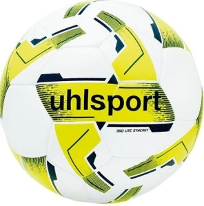 Футбольный мяч Uhlsport 350 LITE SYNERGY бело-желто-темно-синий Размер 5 1001721 02