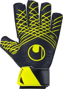 Вратарские перчатки Uhlsport PREDICTION STARTER SOFT черно-желтые 1011338 01