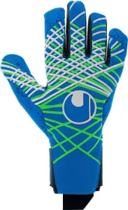 Вратарские перчатки Uhlsport AQUAGRIP HN сине-салатово-белые 1011339 01