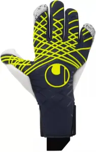 Вратарские перчатки Uhlsport PREDICTION FLEX HN темно-сине-бело-лимонные 1011331 01